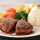 黒毛和牛と群馬の豚山峰の生ハンバーグ